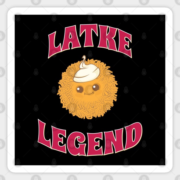 I Am A Latke Legend Hanukkah and Jewish Holidays Magnet by Proud Collection